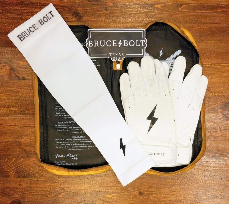 BRUCE BOLT Graduated Compression Arm Sleeve - WHITE - Image 5